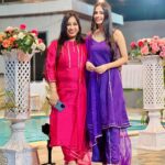 Nitanshi Goel Instagram - Happy Birthday my Super Mom🥳♥️✨ you are my role model, a genius, a super woman and such a sweet soul inside and out 🥹, I look up to you so much and I’m so proud every day to watch you succeeding in so many new ways. You take on new challenges with a grace that the rest of the world can only aspire to! We’ve laughed together, cried together, and prayed hard for so many things together..aap nahi mere saath toh kuch nahi mein🥺 Love you mummaa 🩵