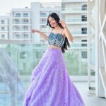 Nitanshi Goel Instagram - I purple you 💜🫶🏻✨ (4th one is a video) IIFA day 1 Location : @hiltonabudhabiyasisland Look @the_adhya_designer #IIFArocks #IIFA2023 #abudhabi #yasisland #hiltonhotel #indianbarbie #nitanshigoel #nitanshi #laapataladies #purple #💜 @yasisland Yas Island