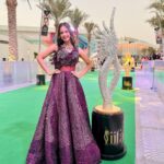 Nitanshi Goel Instagram - My First IIFA 🫶🏻✨ From watching it on TV with my family to experiencing it live, my first IIFA Awards was a magical experience ! And guess this time, I was the youngest Indian celebrity invited at IIFA♥️ The glitz, glamour, green carpet walk, mesmerizing performances, and my Nitanshians have inspired me to add some new things to my bucket list- it's time to chase more dreams!✨✨ Look @the_adhya_designer ✨ #iifa2023 #iifa #iifarocks #Grateful #nitanshigoel #bollywood #iifaawards #IIFAONYAS #nitanshians #laapataaladies #abudhabilove @iifa @etihadarena.ae @yasisland Abu Dhabi, United Arab Emirates