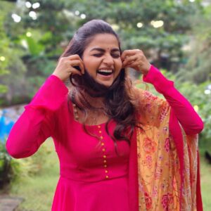 Nithya Ram Instagram - Unbothered😅
.
.
.
.
.
.
.
📷: @darsu_sundaram 
👗: @chakrabortymukta