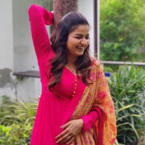 Nithya Ram Instagram - Unbothered😅
.
.
.
.
.
.
.
📷: @darsu_sundaram 
👗: @chakrabortymukta