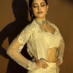 Nushrratt Bharuccha Instagram - Teri Hoyi Main Yaar Ve.. Bhuleya Ae Sansaar Ve… Outfit @awignaofficial Choker @ut_jewellery_by_harveen Earrings and ring @anayah_jewellery Stylist @nidhijeswani Makeup @vardannayak Hair @cheemabaljit2 📸 @miteshsphotography
