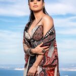 Nushrratt Bharuccha Instagram - Sky is the Limit.. just got to keep looking up! Outfit : @aseemkapoor_official Jewels : @minerali_store @goldenwindow @ishhaara Shoes : @casadeiofficial Styled by : @samidha.wangnoo Style team : @gaurii77 @mayzaideh_khalid Glam team : @yaronmess 📸 : @ronenfadida