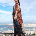 Nushrratt Bharuccha Instagram - Sky is the Limit.. just got to keep looking up! Outfit : @aseemkapoor_official Jewels : @minerali_store @goldenwindow @ishhaara Shoes : @casadeiofficial Styled by : @samidha.wangnoo Style team : @gaurii77 @mayzaideh_khalid Glam team : @yaronmess 📸 : @ronenfadida