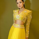 Nushrratt Bharuccha Instagram - You’ll never be too much 🌻 Outfit @shlokakhialaniofficial Jewelry @goldenwindow Stylist @nidhijeswani Makeup @simua_996 Hair @cheemabaljit2 Photographer @miteshsphotography
