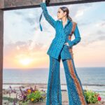 Nushrratt Bharuccha Instagram - Forever chasing Sunsets 🌅 Outfit: @nikitamhaisalkar Jewellery: @echoaccessories_ Styled by : @samidha.wangnoo Style team : @gaurii77 @mayzaideh_khalid Glam team : @yaronmess