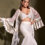 Nushrratt Bharuccha Instagram - 🕊️ Outfit @theohailakhanofficial Jewelry @bblingg_meghana Makeup @vardannayak Hair @ashwini_hairstylist Stylist @nidhijeswani Photographer @visualaffairs_va