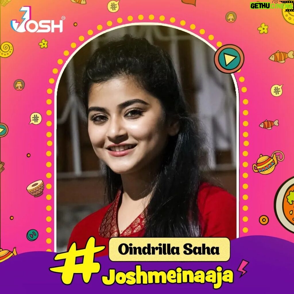 Oindrila Saha Instagram - Welcome @oindrilasaha21 to the #joshfam 🥳 জোশ বাংলা পরিবারে স্বাগত জানাই 🙏 Watch her exclusive videos only on Josh App. Josh ID: oindrila_saha #joshmeinaaja #joshapp #joshbangla #welcometojosh