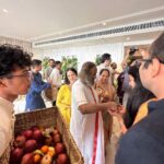 Palak Sindhwani Instagram - Happy Gurpurab! ❤️ What an auspicious day to be in your presence Gurudev, Thank You For holding my hand and helping me walk through this journey, One glimpse of you and I get so emotional, You asked me - Happy?! And I just smiled like you know it all Gurudev, Pyaar ho aap, Thank You for choosing me, I LOVE YOU!! ✨👨‍👧 Thank you my angel @shwetavyas1305 for always being there! 😘 Wearing - @rangrez.ethnic . . #guru #gurpurab #aol #love #blessed #thankyouuniverse