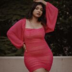 Parvathy Saran Instagram - fiercely feminine 🦩 . Shot by @you_and_i_studios MUA @tarangini_mua Styling @meghal_chauhan