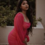 Parvathy Saran Instagram - fiercely feminine 🦩 . Shot by @you_and_i_studios MUA @tarangini_mua Styling @meghal_chauhan