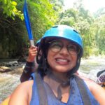 Parvathy Saran Instagram - best wild diwali ever 🧿 Bali Rafting in Ayung River 🍃 finally celebrated this day with no crackers but with full of nature…far far away from my homeland !!! Feels so good & alive. Thank You @gtholidays.in for an unforgettable Trip to the Beautiful Bali ❤️ Bali, Indonesia