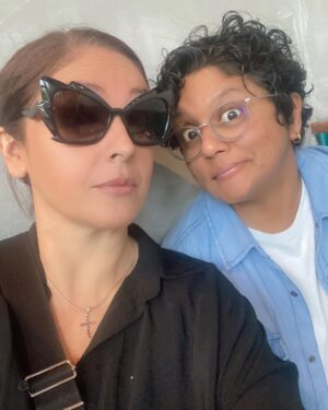 Pooja Bhatt Instagram - Not in the right order.. but then again, there is no concept of order in the presence of these two! 🖤♥️ 
#nhosaigon #good-times #bad-women @shreyadhan13 @marijkedesouza