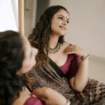 Prachi Tehlan Instagram - When the Mallu in me dominates me 😂😅 Styling @styyledbyjoe saree @byhand.in Jewellery @titli.flutteringwings Makeup and hair @makeup_by_shibinantony Shot by @akin_paduva_Phoyography Kochi, India