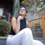 Pranika Dhakshu Instagram - Style is a way to say who you are without having to speak…!!! 🦋🍃 Outfit @styleunion.in #zara #pranikadhakshu #stayclassy #stylish #trendy #modernphotoshoot #love #style
