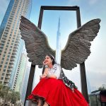Pranjal Dahiya Instagram - Just be yourself, there is no one better✨ . . . #pranjaldahiya #gulabiqueen Burj Khalifa, Dubai