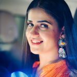 Pranjal Dahiya Instagram - Aankhon mein meri 👀 Complete the line 🙈 … . . . #pranjaldahiya #gulabiqueen