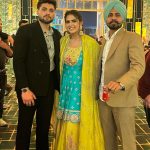 Pranjal Dahiya Instagram - congratulations 🥳 @theuchana wish you a happy married life ❤️ and Had a amazing evening with you guys 🫶🏻🥰 . . #pranjaldahiya #gulabiqueen