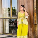 Pranjal Dahiya Instagram - Happy dhanteras 💚 . . . #pranjaldahiya #gulabiqueen