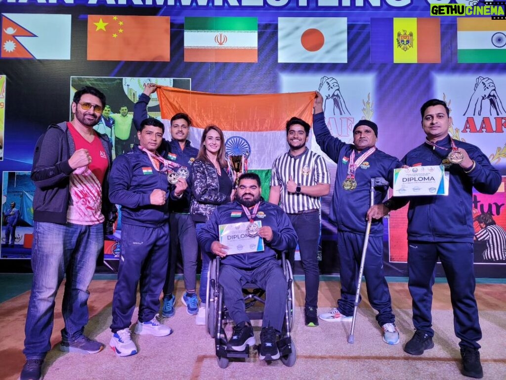 Preeti Jhangiani Instagram - India won 3rd Position in the PARA Category Thank you so much Team PAFI PARA for making India Proud