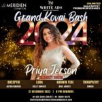 Priya Jerson Instagram - "The stage is set, the lights are dimmed, and the music is ready to play. Beautiful and charming Singer PRIYA JERSON is coming to entertain u all with her unbelievable voice ...Join us for the GRAND KOVAI BASH by LE MERIDIEN ,COIMBATORE ..the most happening new year party experience that will leave you with unforgettable memories." @priya.jerson @lemeridien_coimbatore @dheepthi_kapil @dj_godwin_febi #bellydancerluda #thirupathysinger #lemeridien #newyearparty #priyajerson Le Meridien Coimbatore