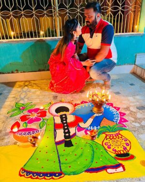 Priyanka Panigrahi Instagram - #happydiwali🎉