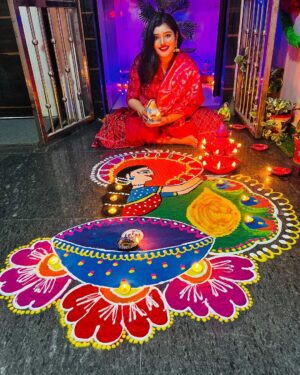 Priyanka Panigrahi Instagram - #happydiwali🎉