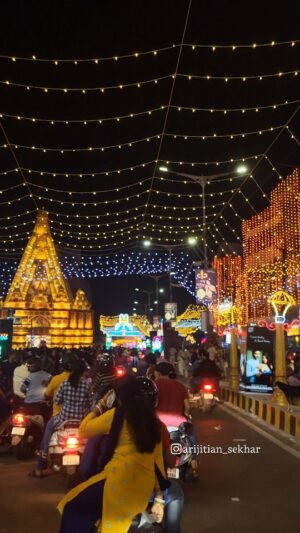 Priyanka Panigrahi Instagram - 📍Balasore Durga Puja (Navratri) Vibes 2023 😍😍🥰

#balasore #navaratri #durgapuja #odisha 
#trending #viral #goldenjubilee #love #darshan