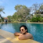 Priyanshu Painyuli Instagram - Basking on the Sun with some water energy 🔆 in a very peaceful n beautiful @toothmountainfarms.