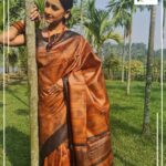 Rachna Banerjee Instagram - Crafted from silk cocoons, a Gicha silk is a classic weave that is a must in every wardrobe. Grab this exquisite 𝐆𝐢𝐜𝐡𝐚 𝐓𝐮𝐬𝐬𝐚𝐫 𝐒𝐚𝐫𝐞𝐞 curated by Rachna's Creation today! 𝐖𝐡𝐚𝐭𝐬𝐚𝐩𝐩 𝐨𝐧 𝟗𝟖𝟑𝟏𝟎𝟑𝟓𝟔𝟔𝟕 𝐭𝐨 𝐨𝐫𝐝𝐞𝐫. #RachnaBanerjee #RachnasCreation #actor #entrepreneur #Fashion #Saree #WeddingCollection #fashion #saree #womenswear #kolkata #mumbai #delhi #chennai #bangalore #hyderabad #joy #Gicha #Silk #IndianWeaves #WeavesOfIndia #IndianAttire #Classics #Tussar