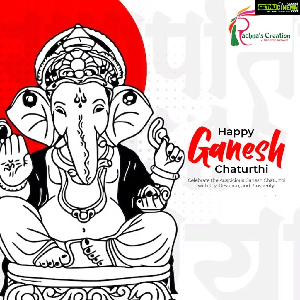 Rachna Banerjee Instagram - May all the obstacles be removed ushering in Wisdom and Happiness 🙏 Shubh Ganesh Chaturthi🙏 #ganesh #ganeshchaturthi #ganpatibappamorya #ganpati #festivalfashion #festival #festivities #festivity #celebration #india #indiantraditionalwear #fashionstyle #fashion #fashion #saree