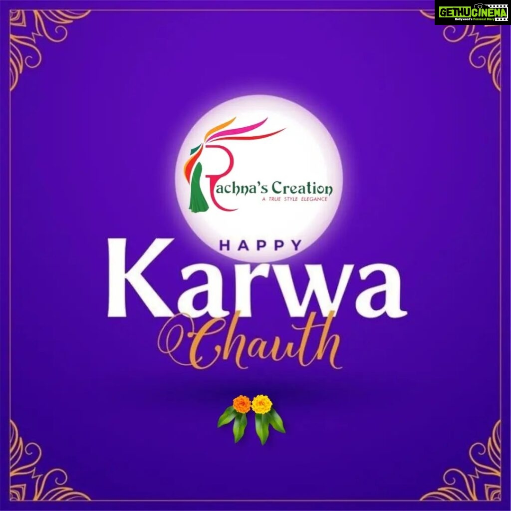Rachna Banerjee Instagram - May the love and prosperity shine on! Happy Karwa Chauth to everyone from Rachna's Creation🙏❤️ #karwachauth #moon #festival #festivewishes #festivevibes #FestiveFashion #festivity #sarees #onlineshopping #ShopNow #wednesday