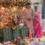 Rachna Banerjee Instagram - Ganapati Bappa Morya 🙏🙏 May bappa bless all of us with courage to embrace new beginnings.... #instagood#instadaily#instalike #instagram #instapostoftheday #RachnaBanerjee #ganapati #ganeshchaturthi #ganesha🙏 #blessings #goodvibes #goodtime #positvevibes #likesforlikesback #like #likesforlike #happymoments #puja #happymoments #memories