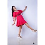 Raksha Gowda Instagram - Don’t look at the caption look at me 💕 Outfit @_bindu_dg_official MUA @makeup_by_madhushree Pic @kandys_moments