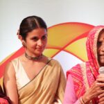 Rasika Dugal Instagram - Such a special evening being in a room full of such talent and resilience. Thank you for having me @laadli_pf @population_first @sharada_al. Heart is full ❤️ Such a moment to witness #BhavariDevi being honoured 🙏 (Laaadli Iconic Rural Feminist Award). Congratulations @konkona 😍 (Laadli Woman Behind The Screen Award), #ArunaRaje (Laadli Lifetime Achievement Award), the lovely women of @nwm_india and @wcc_cinema and so many others. Thank you for the incredible work you do. PS: @fayedsouza @senoritasuneeta we could easily be moonlighting as Lavani dancers! 😉