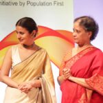 Rasika Dugal Instagram - Such a special evening being in a room full of such talent and resilience. Thank you for having me @laadli_pf @population_first @sharada_al. Heart is full ❤️ Such a moment to witness #BhavariDevi being honoured 🙏 (Laaadli Iconic Rural Feminist Award). Congratulations @konkona 😍 (Laadli Woman Behind The Screen Award), #ArunaRaje (Laadli Lifetime Achievement Award), the lovely women of @nwm_india and @wcc_cinema and so many others. Thank you for the incredible work you do. PS: @fayedsouza @senoritasuneeta we could easily be moonlighting as Lavani dancers! 😉