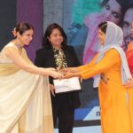 Rasika Dugal Instagram - Such a special evening being in a room full of such talent and resilience. Thank you for having me @laadli_pf @population_first @sharada_al. Heart is full ❤️ Such a moment to witness #BhavariDevi being honoured 🙏 (Laaadli Iconic Rural Feminist Award). Congratulations @konkona 😍 (Laadli Woman Behind The Screen Award), #ArunaRaje (Laadli Lifetime Achievement Award), the lovely women of @nwm_india and @wcc_cinema and so many others. Thank you for the incredible work you do. PS: @fayedsouza @senoritasuneeta we could easily be moonlighting as Lavani dancers! 😉