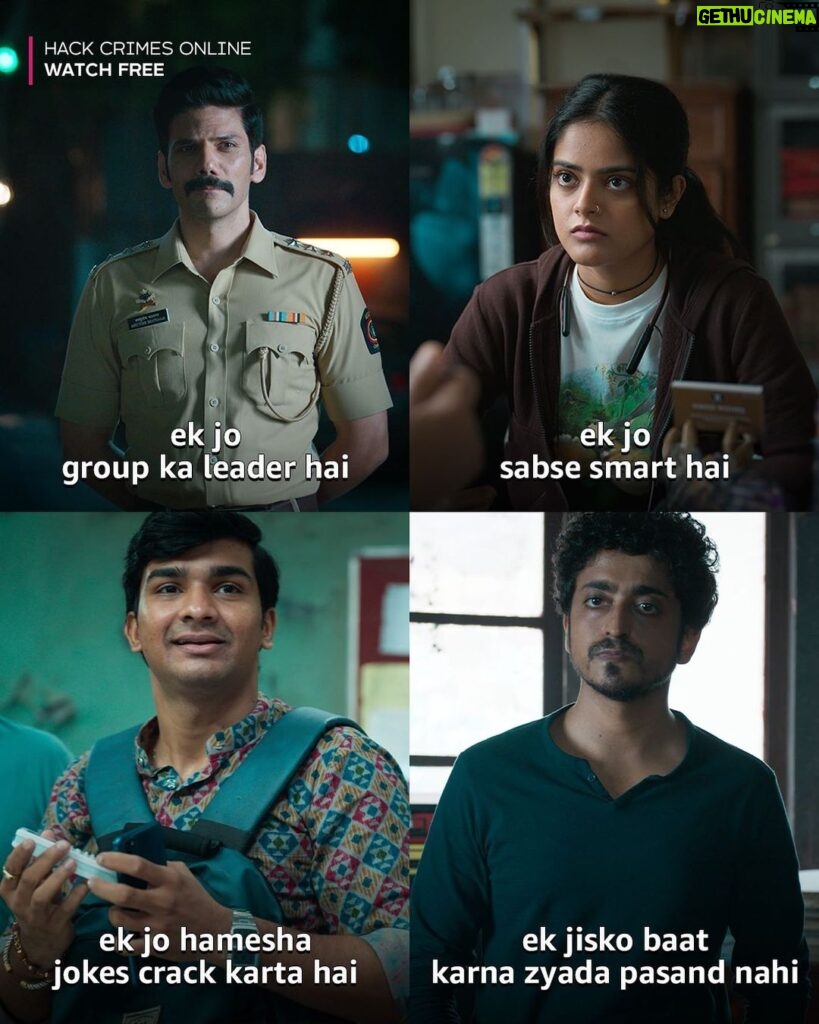 Riddhi Kumar Instagram - kya tumhara friends group bhi Ashutosh aur team jaisa hai? tag karo apne friends group ko aur unko #HackCrimesOnline recommend karo🙌 #HackCrimesOnline, streaming now on #AmazonminiTV, jo ki hai aapke Amazon shopping app par, bilkul FREE! @fridaystorytellers @shitalbhatia_official @iamparmeetsethi @devendradeshpande31 @aalysonpatel @yashdave02 @allysonandyash @officialvipulgupta @riddhikumar_ @akashmalaraviayyar @akhil.khattar #HackCrimesOnlineOnAmazonminiTV #StreamingNow