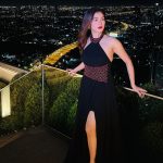 Ridhima Pandit Instagram - “Every skyline tells a story, and the city lights are its words.” ✨✨✨ . . . . Outfit - @alwaysraas @mintmilkpr Earrings - @voycejewellery Styled by @poojagulabani Le Bua State Tower