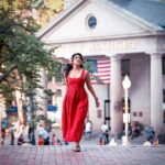 Rima Kallingal Instagram - Red riding around in Quincey Market… Thank you @deepajacobphotography and Jais of @cocoonmedia.us . You folks were such fun to hang, thank you Darshika for pulling out your zumba teacher skills and playing full time DJ, @sreejakaimal - your next level production skills will always be remembered 🫣