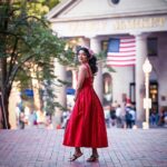 Rima Kallingal Instagram - Red riding around in Quincey Market… Thank you @deepajacobphotography and Jais of @cocoonmedia.us . You folks were such fun to hang, thank you Darshika for pulling out your zumba teacher skills and playing full time DJ, @sreejakaimal - your next level production skills will always be remembered 🫣