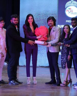 Riyaa Subodh Instagram - When in doubt, I wear purple. 💜 😉 

Surendranagar’s top model 2022.
Organised by @9_coloursevent_official  @shyam_9colours 

Outfit by @beauelifestyle 

Makeover by @the_beautytown 

Photography by @rd_fashionphotography  @nk_photography_24 

Managed by @tapanstyle 
 
Nail art by @daisynailstudio 
.
.
#event #jury #purple #happyme #modellife #gujju #beautypageant #award #gujarat #ilovemyjob #thankyougod