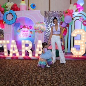 Riyaa Subodh Instagram - And I’ve arrived at TARA’s CANDY LAND.🍭 🍬  #happybirthday #tara 
God bless you princess 👸🏻 
@mahhivij @ijaybhanushali you guys are such a sweetheart 💜 #loveyou