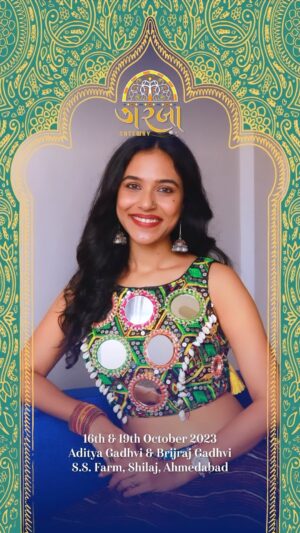 Riyaa Subodh Instagram - @garbagateway 
અમદાવાદ, તમે તૈયાર છો? 🎉 Garba Gateway માં મારી સાથે ધમાલ મચ્ચાવા?

Can’t wait to lose myself in the mesmerizing aura of Garba at Garba Gateway! 💃 The colors, the moves, and the energy!✨

*Date: 16th October - Aditya Gadhvi & 19th October - Brijraj Gadhvi*
*Venue: S.S Farm Shilaj, Ahmedabad*

Grab your tickets from BookMyShow 🎟️ 
Or you can
Contact :-
9106760163 / 8128197819

See you there!🎉
@garbagateway
@adityagadhviofficial
@brijrajgadhvi
.
.
#garba #ahmedabad #adityagadhvi #gujju #reelitfeelit #reelkarofeelkaro #trending #ootd #theriyasubodh #garbaqueen #champion #gujarati #gujarat