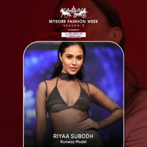 Riyaa Subodh Instagram - Rolling out the red carpet for elegance and style! Welcoming @theriyasubodh who is set to grace the ramp at Mysore Fashion Week - Season 7.

•••

#fashionweek #instafashion #fashiondesigner #fashion #mysorefashionweek #mfw #model #fashionmodel