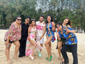 Riyaa Subodh Instagram - #crazylot 🤗🤗
You guys have made my #phuket trip even more crazier. Thank god I met you’ll. #godblessyou 🙏
.
.
PS:-Each one of you is a masterpiece. 💗 @theakashthapa @shivthakare9 @tanyasharma27 @vaishnavi_official_ @simranjat_ @aadilkhann @shwetasharda24 @hardiksharma.a @alishasingh.official @ohmygosh_joe 
.
.
#thailand #phuket #phuketthailand #traveler #modellife #actorslife #influencers #creator #instagramers #blooger #thankyougod #happyme #beachparty #beachwear #creators #dancersofinstagram