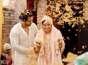 Saba Ibrahim Instagram - Haldi Ceremony of @saba_ka_jahaan 💜 
#sabakiwedding #sabasunnykishaadi #celebrity #wedding 
@ms.dipika @shoaib2087 
@garti21 @rajvirsainiofficial @vowsvachan