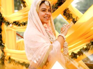 Saba Ibrahim Instagram - Haldi Ceremony of @saba_ka_jahaan 💜 
#sabakiwedding #sabasunnykishaadi #celebrity #wedding 
@ms.dipika @shoaib2087 
@garti21 @rajvirsainiofficial @vowsvachan