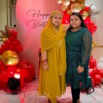 Saba Ibrahim Instagram - Happy birthday Rizu baby 🤲🏽🎈👭