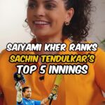Saiyami Kher Instagram - SACHIN TENDULKAR’s Top 5 unforgettable Knocks! 🔥 Saiyami talked about her love for Cricket and her favourite Sachin Tendulkar innings! 🏏 Watch the FULL EPISODE on Chalchitra Talks YouTube channel - Link in bio! 🌟 . . . #SachinTendulkar #SaiyamiKher #Cricket #MasterBlaster #GodofCricket #Reels #Trending #ChalchitraTalks